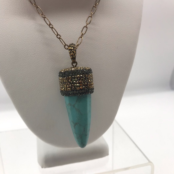 Vintage Turquoise Necklace - Picture 2 of 7